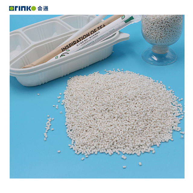 bioplastic modified pellets EN13432 pla biodegradable pla resin H8000 for 3d printers