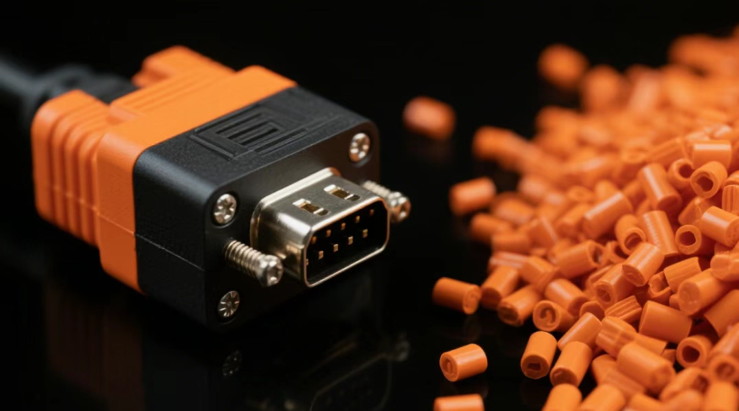 Orinko inovativni materiali | Zaščita z oranžnim  'varnostnim jezikom ': Najlon, odporen na vremenske vplive, rešuje bledenje izziv za nove energetske konektorje!