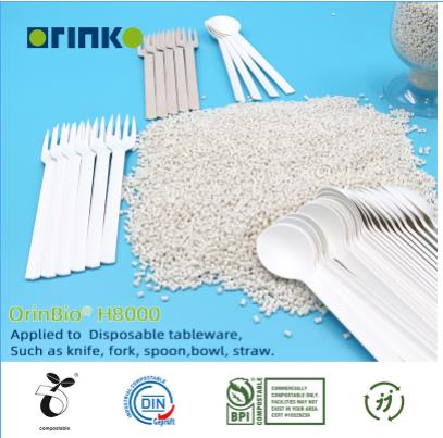 Natural Biodegradable Material with BPI for Knife Fork Spoon
