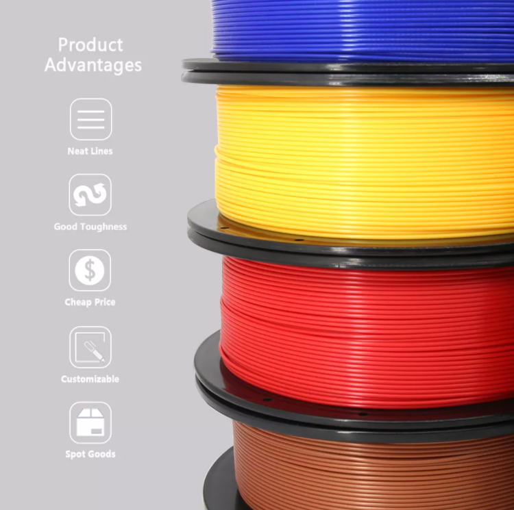 China Factory Tpu Filament 3d Printer 1kg 175mm